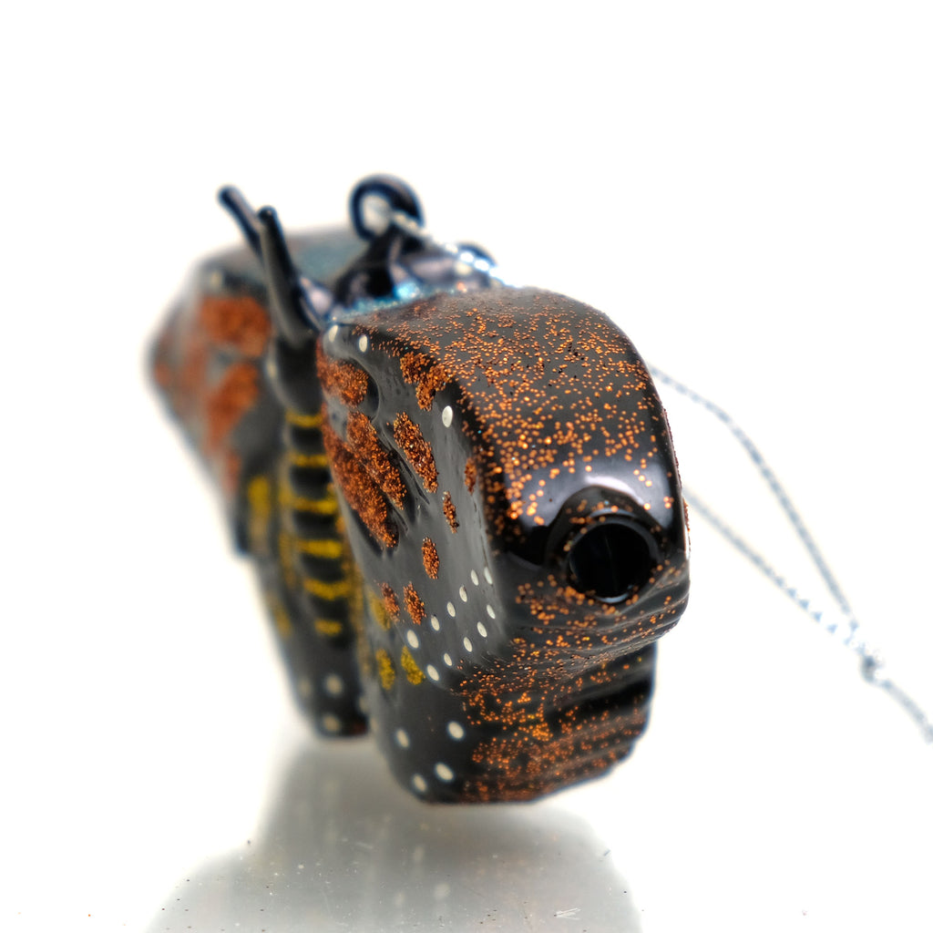 Monarch Butterfly Glass Ornament