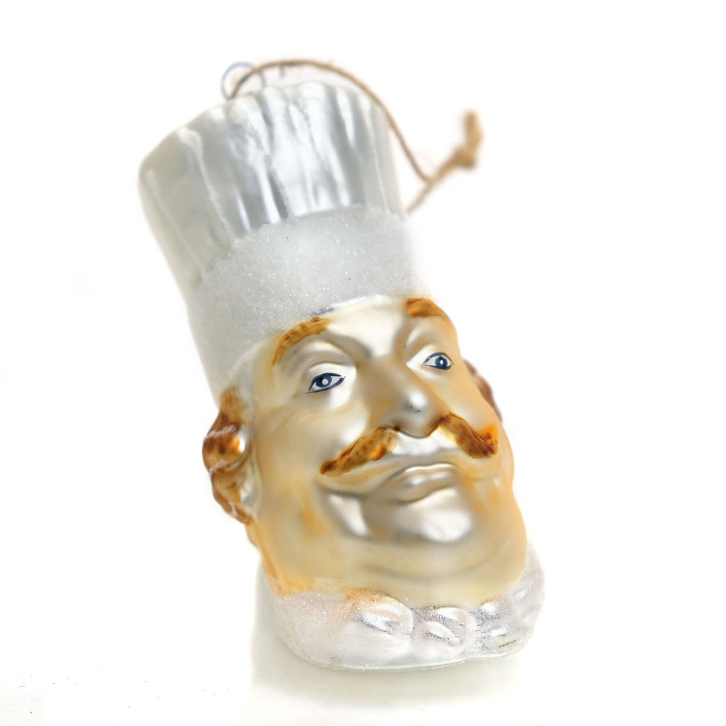 Chef Glass Ornament