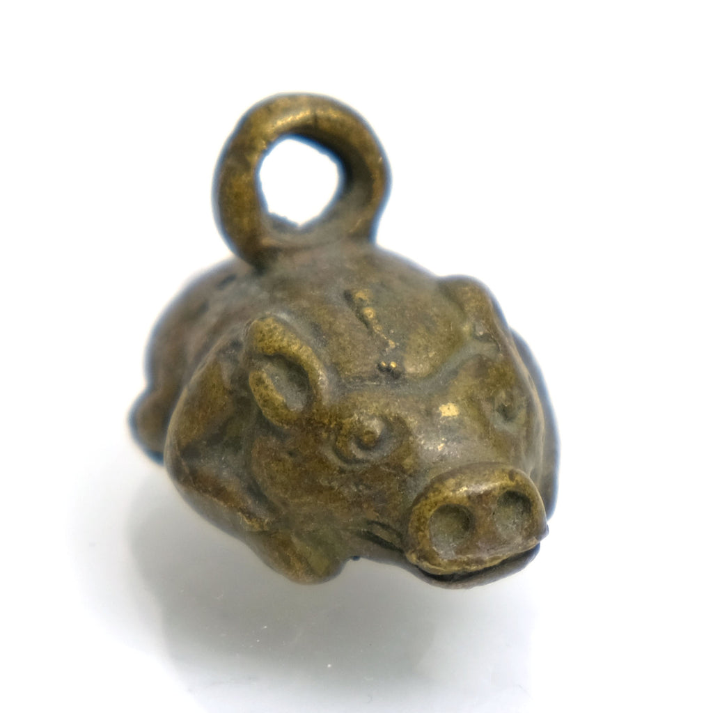 Prosperous Pig Bronze Amulet