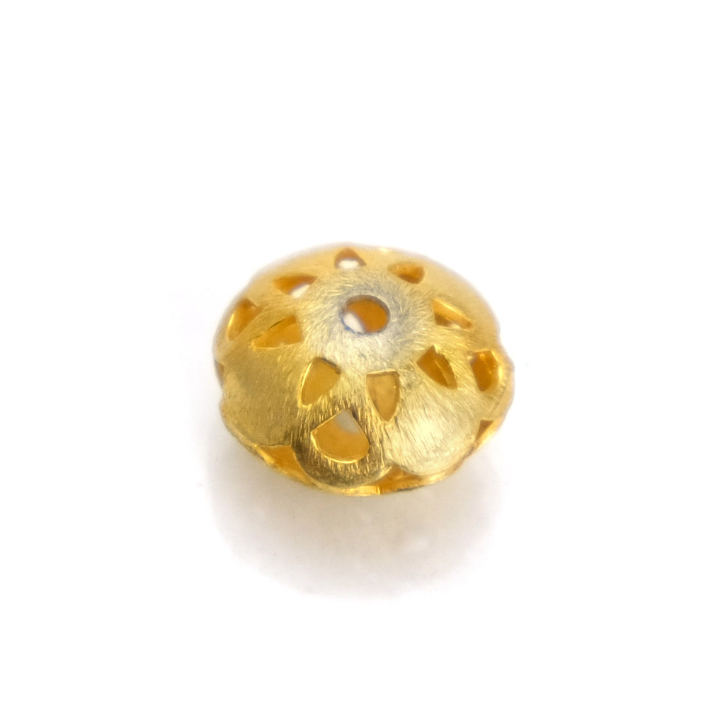22K Gold Plated Over Sterling Silver Bead #5