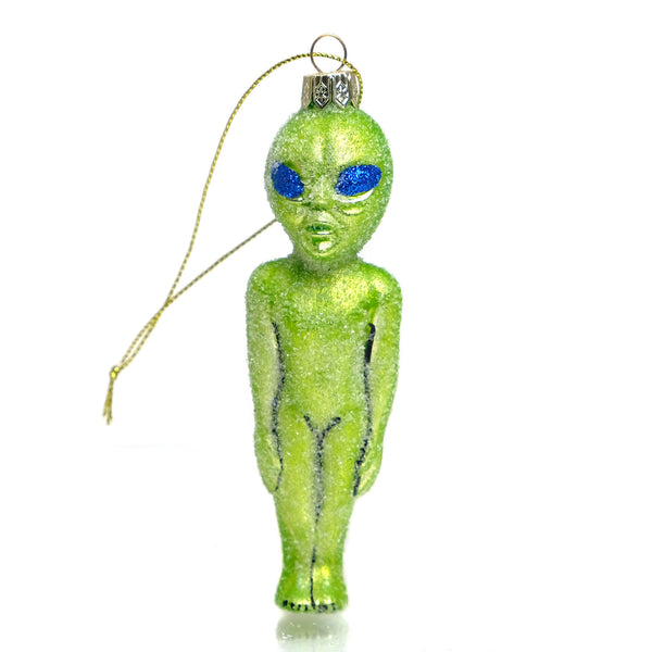 My Favorite Martian Glass Ornament