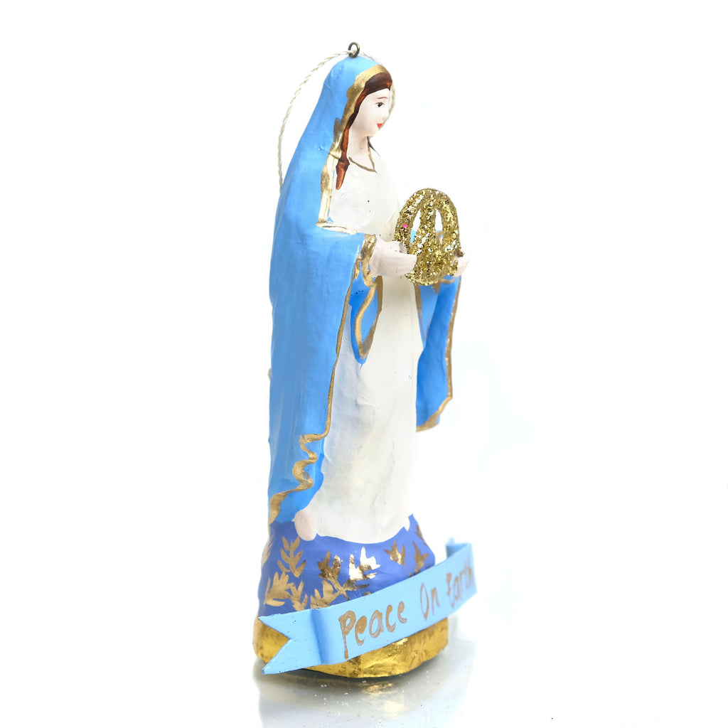 Our Lady Virgin Mary Peace on Earth Ornament