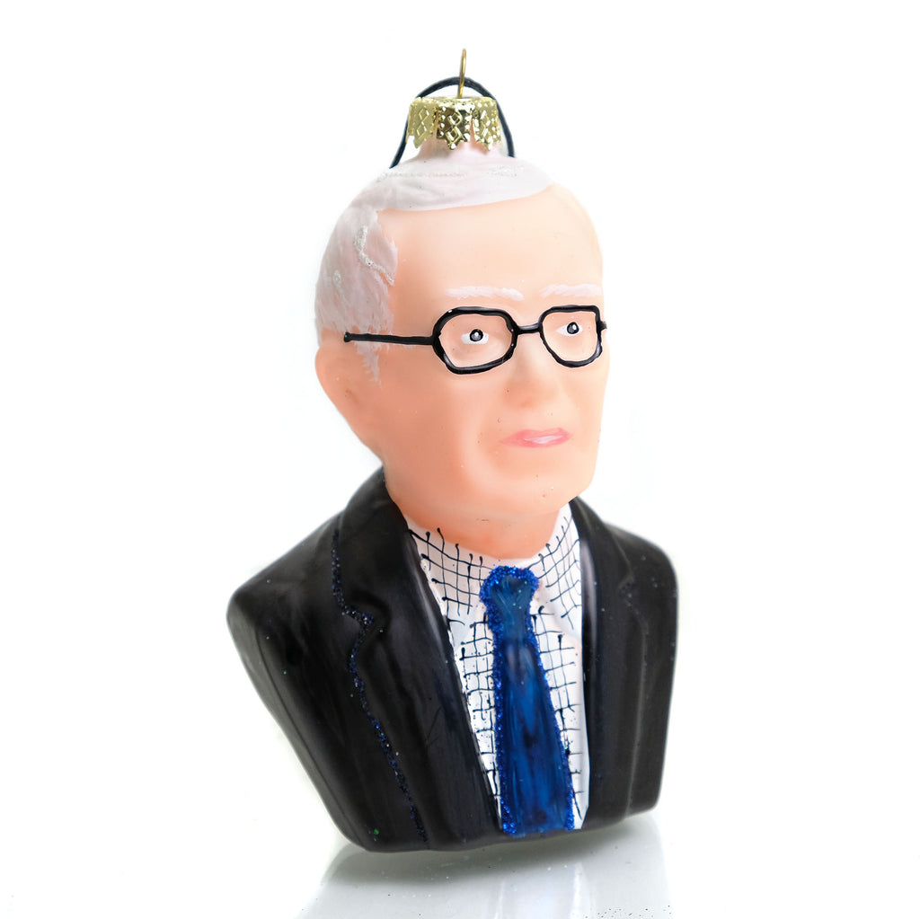 Bernie Sanders Glass Ornament