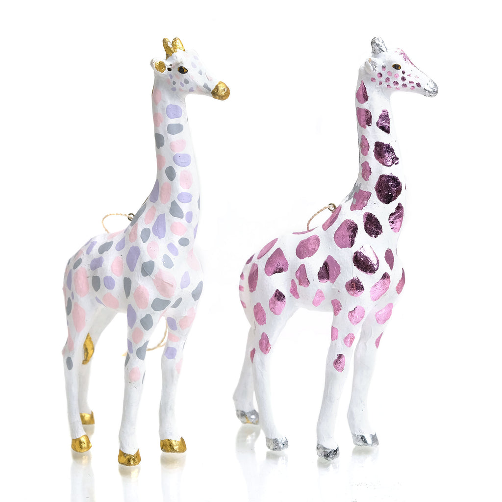 Pastel Giraffe Ornament