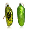 The LUCKY CHILD Christmas Pickle Glass Ornament