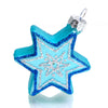 Star of David Glass Ornament