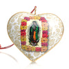 Virgin Of Guadalupe Estampa Heart Ornament