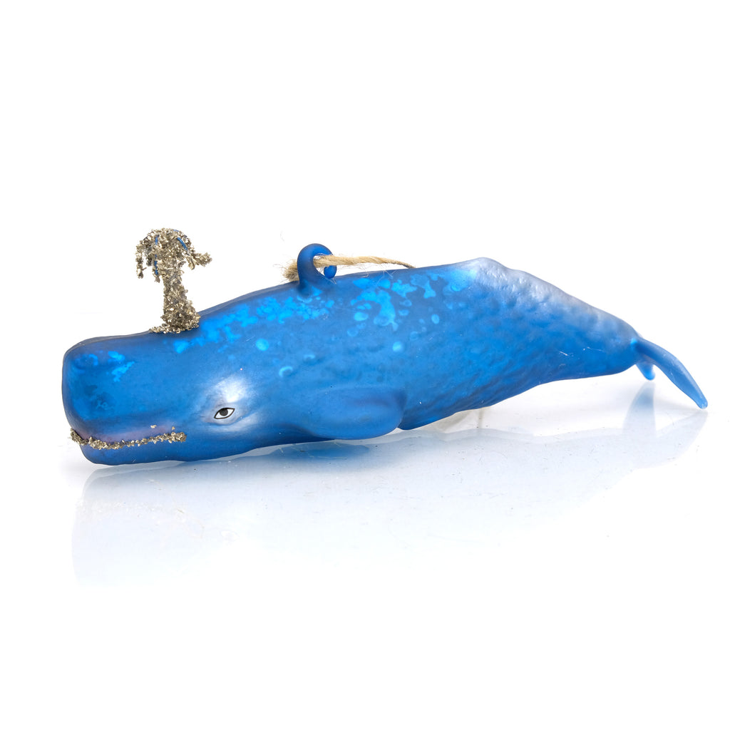 Whale Blue Ornament