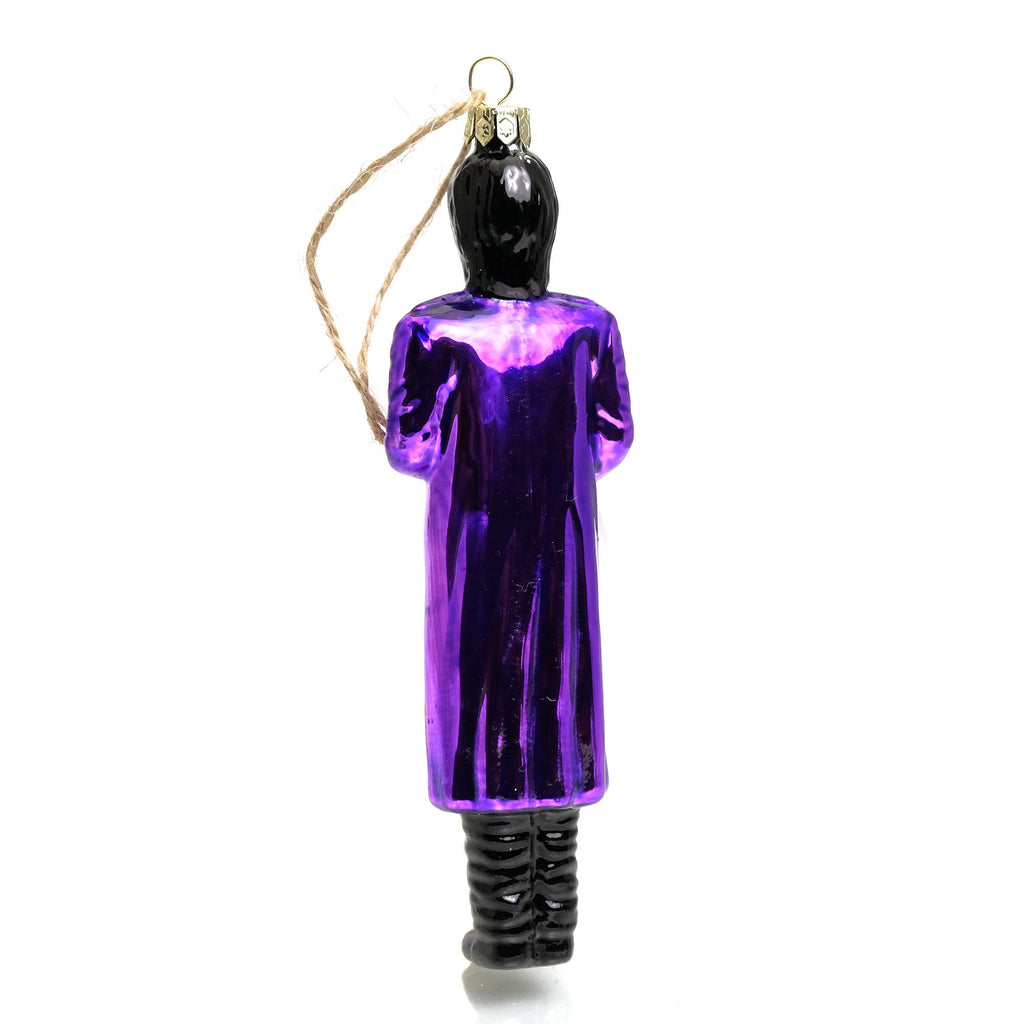 Purple Rain Glass Ornament
