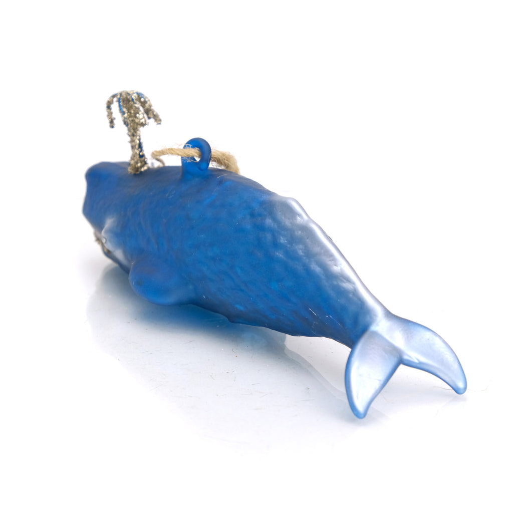 Whale Blue Ornament
