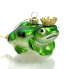 Heraldry Frog Glass Ornament