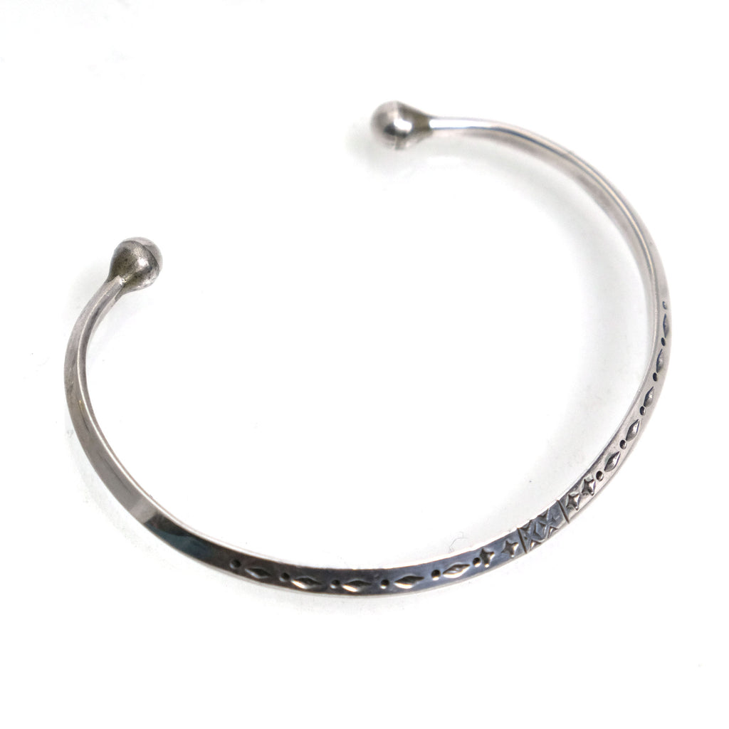 "Tuareg Style" Sterling Silver Cuff Bracelet