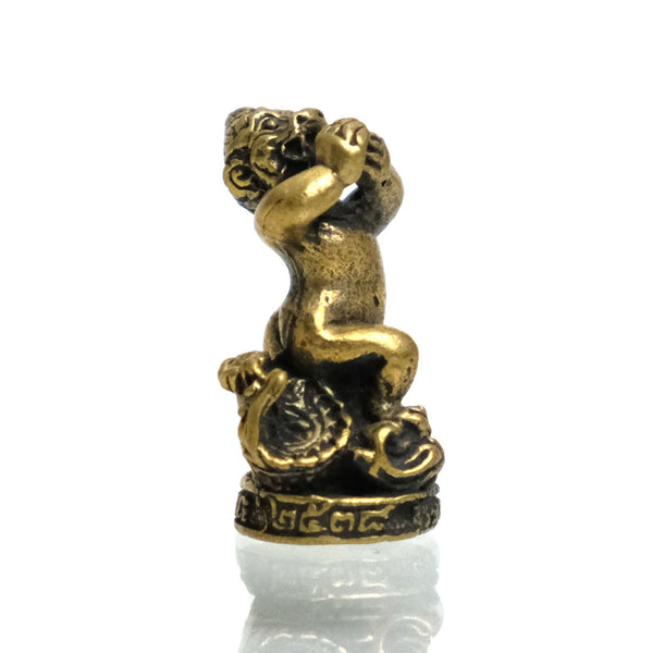 Phra Hanuman Brass Miniature Statue 3