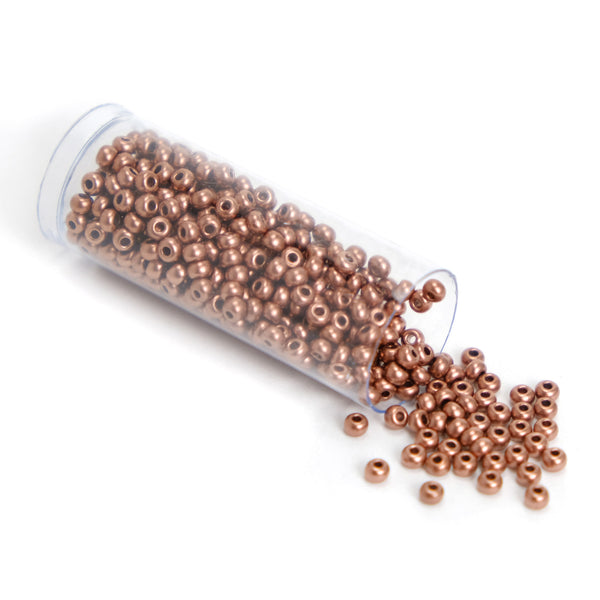 Czech Seed Beads 8/0 Bronze Copper