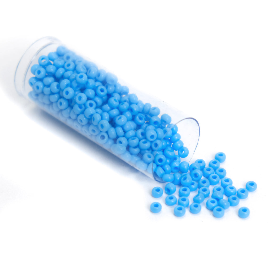 Czech Seed Beads 8/0 Blue Turquoise