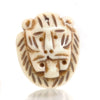 Carved Bone Pendant, Lion