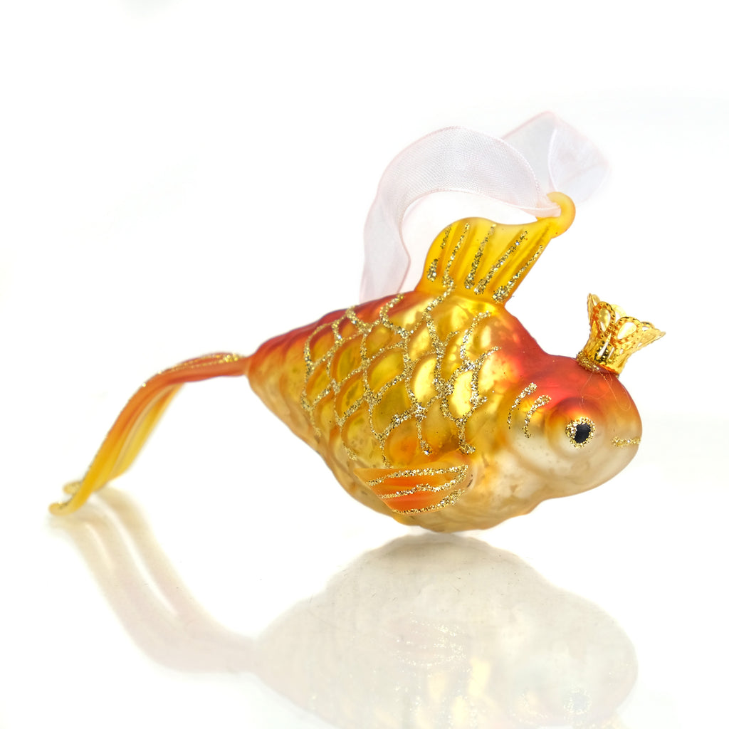 Goldfish Crowned Ornament