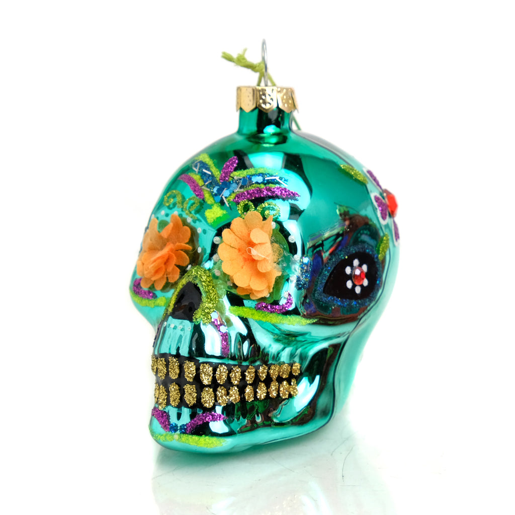 Dia de Los Muertos Skull Ornament #3