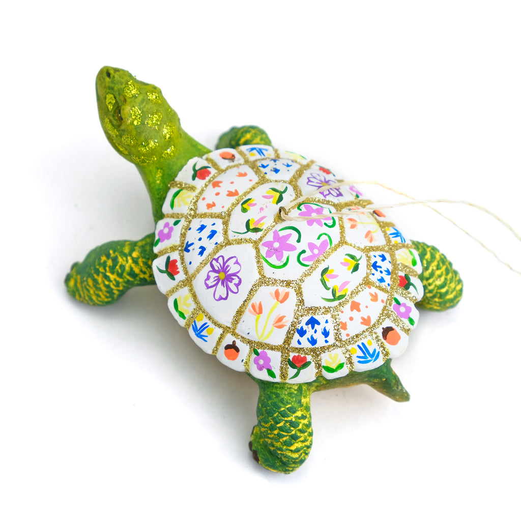 Patchwork Turtle Ornament