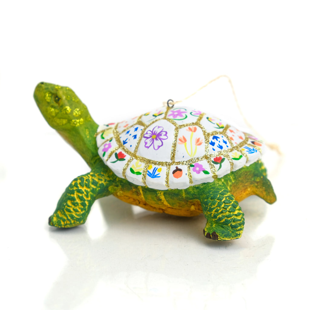 Patchwork Turtle Ornament