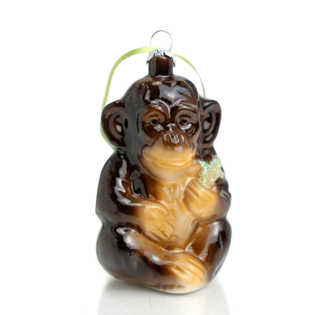 Retro Monkey Ornament