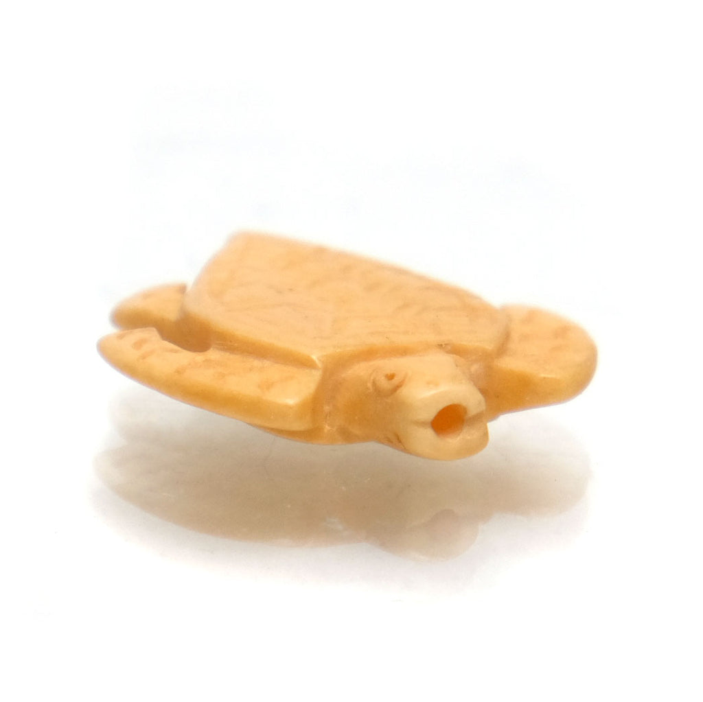 Carved Bone Pendant, Turtle 4
