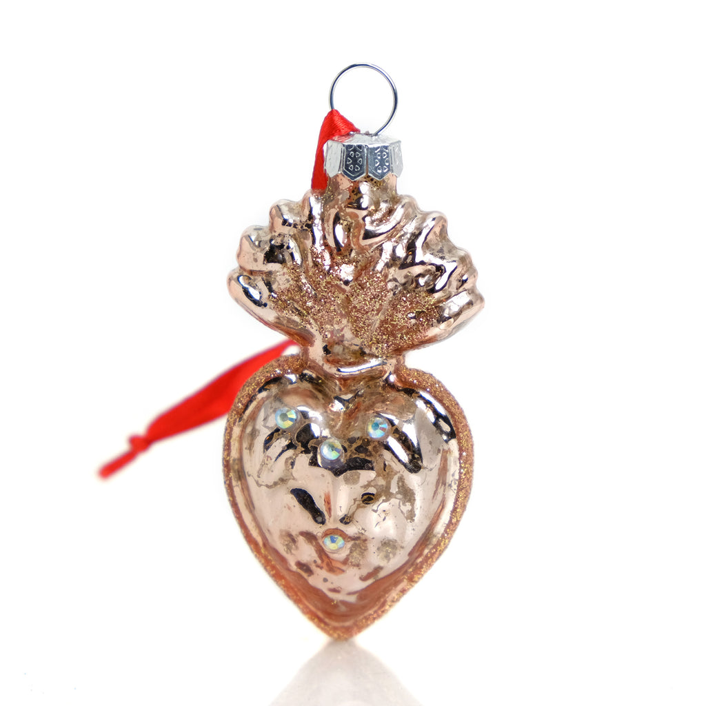 Sacred Heart Small Bright Ornament #1