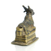 19th Century Temple Bronze of Nandi Sacred Cow Lord Shiva's Mount #3