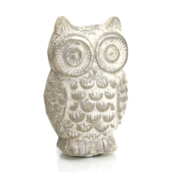 Glass Owl Antique Medium
