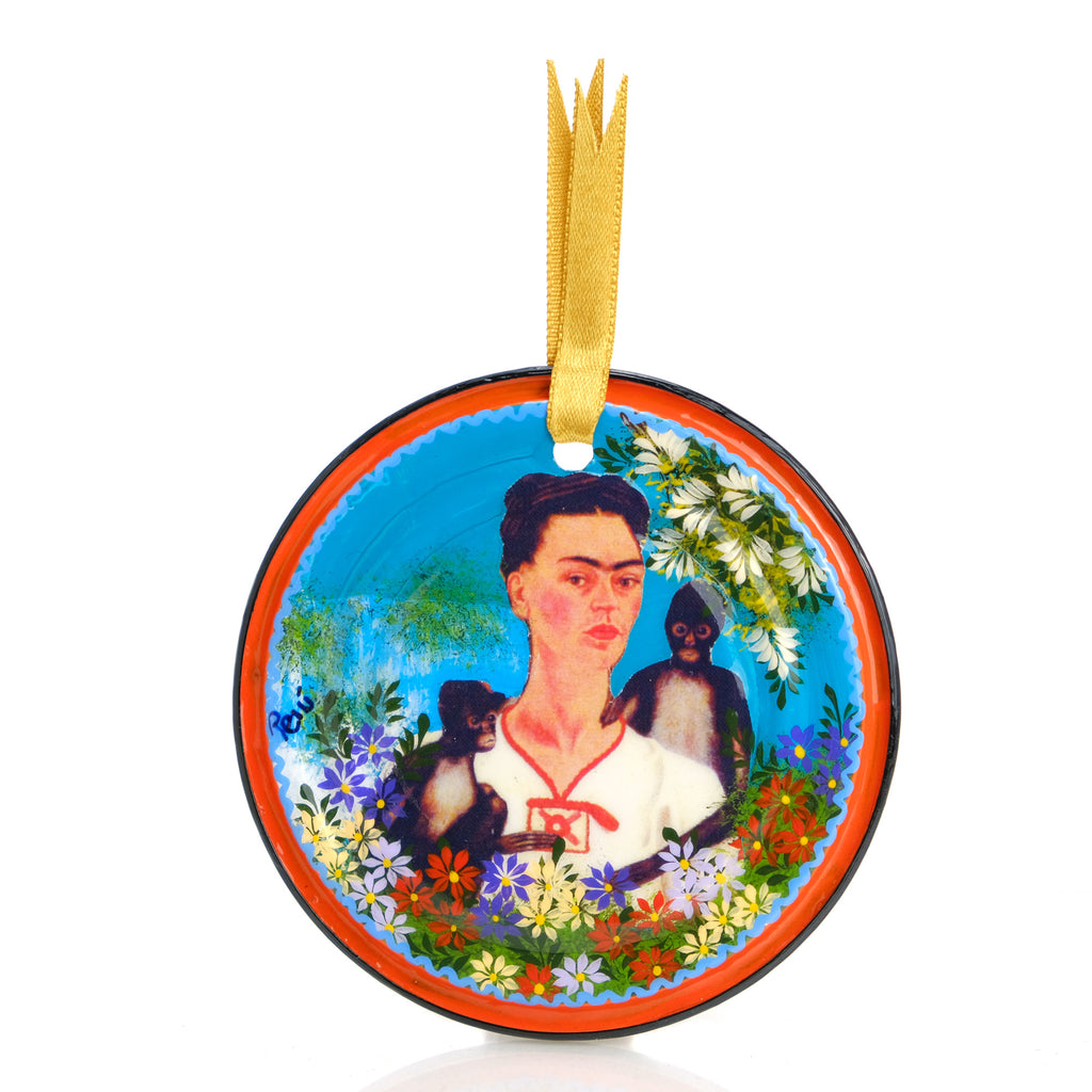 Frida Kahlo Can Ornament, F