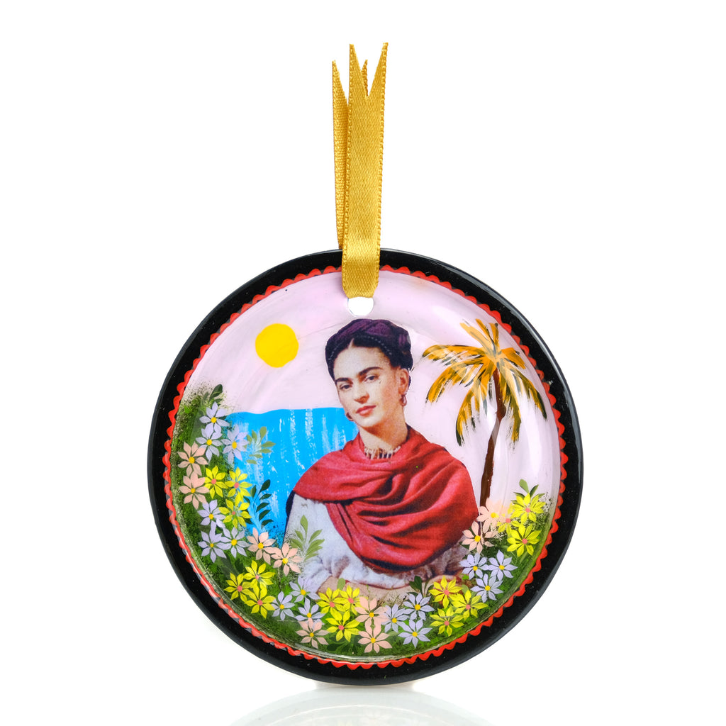 Frida Kahlo Can Ornament, F