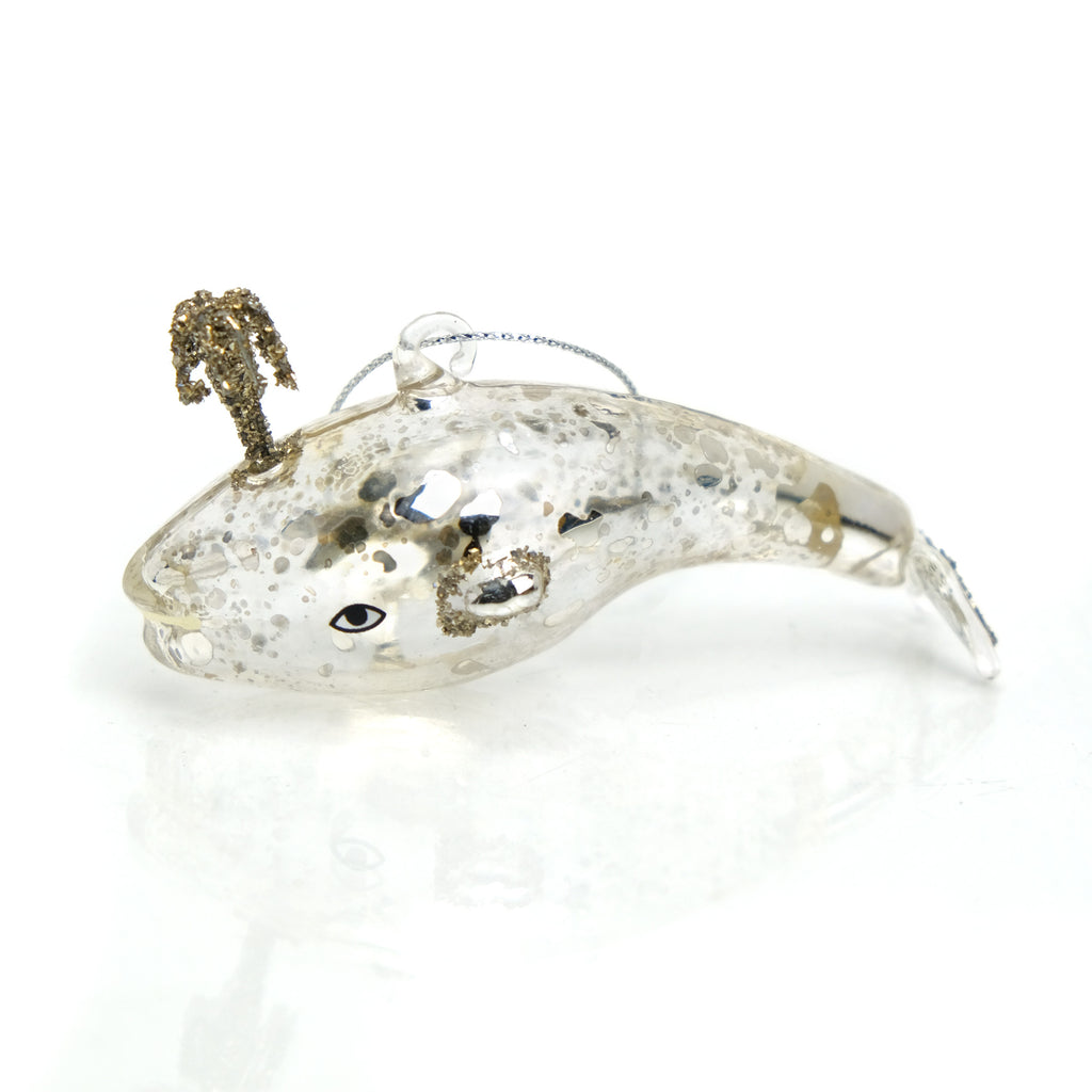 Bitty Whale Ornament