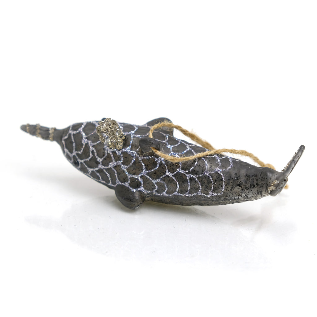 Victorian Narwhal Ornament