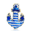 Sequin Anchor Ornament