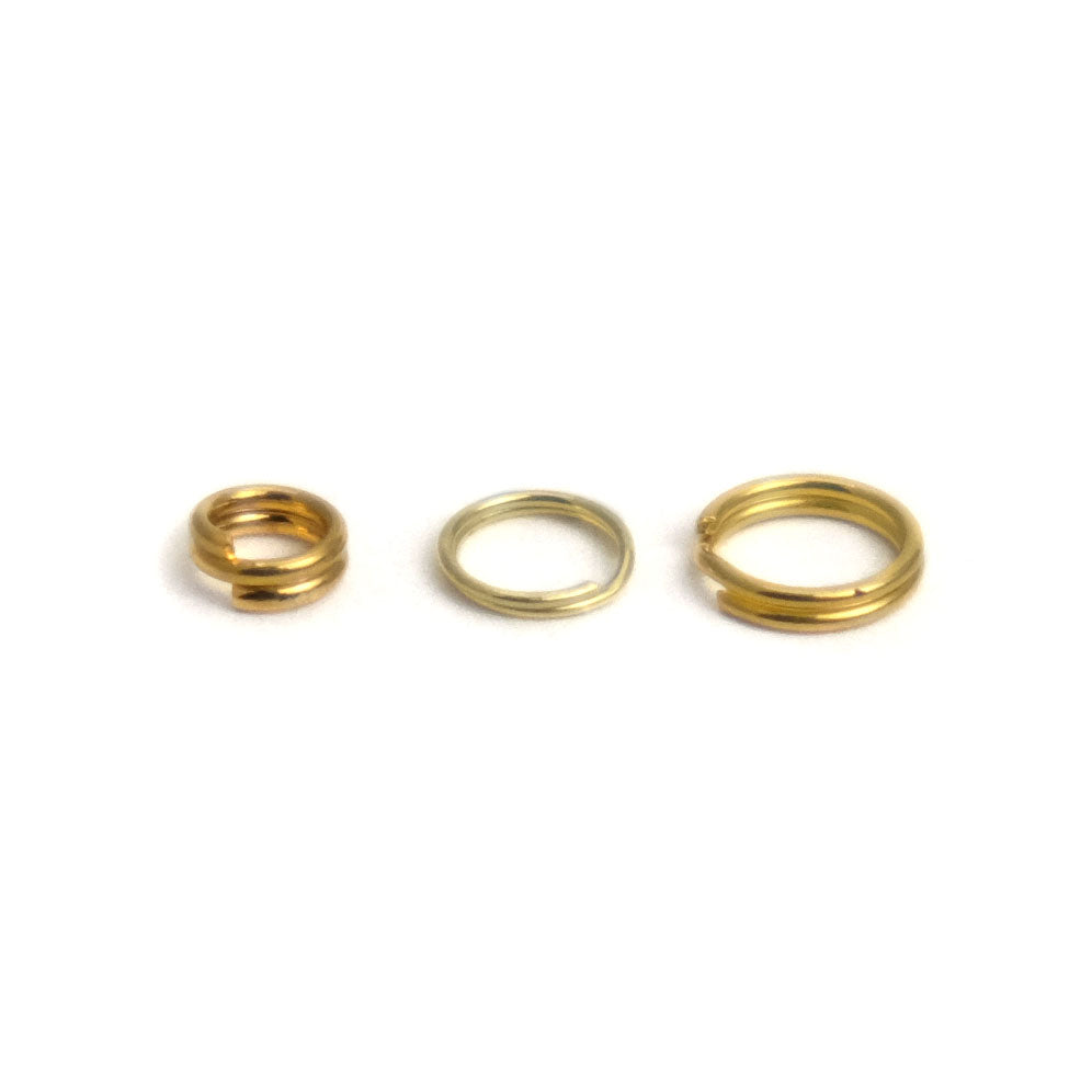 Gold Filled Jump Rings, Split