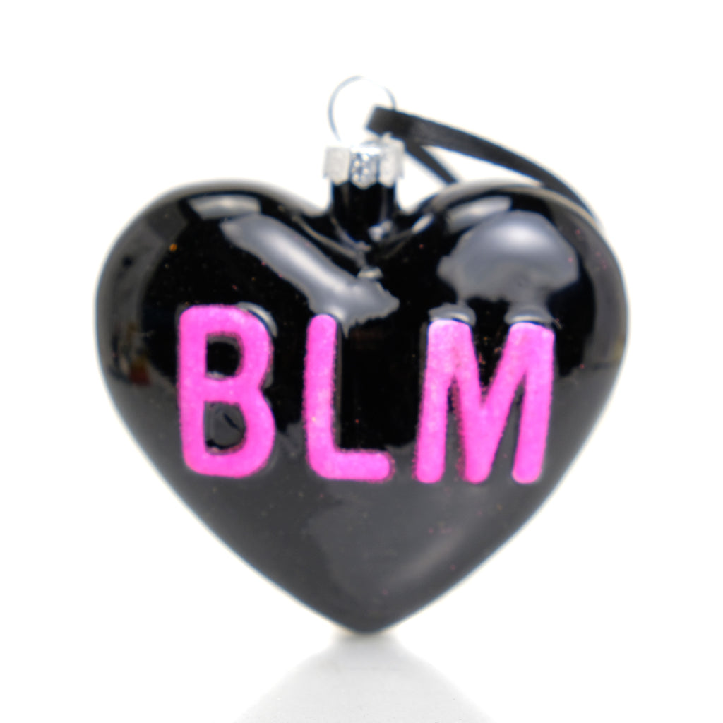 BLM Heart Ornament