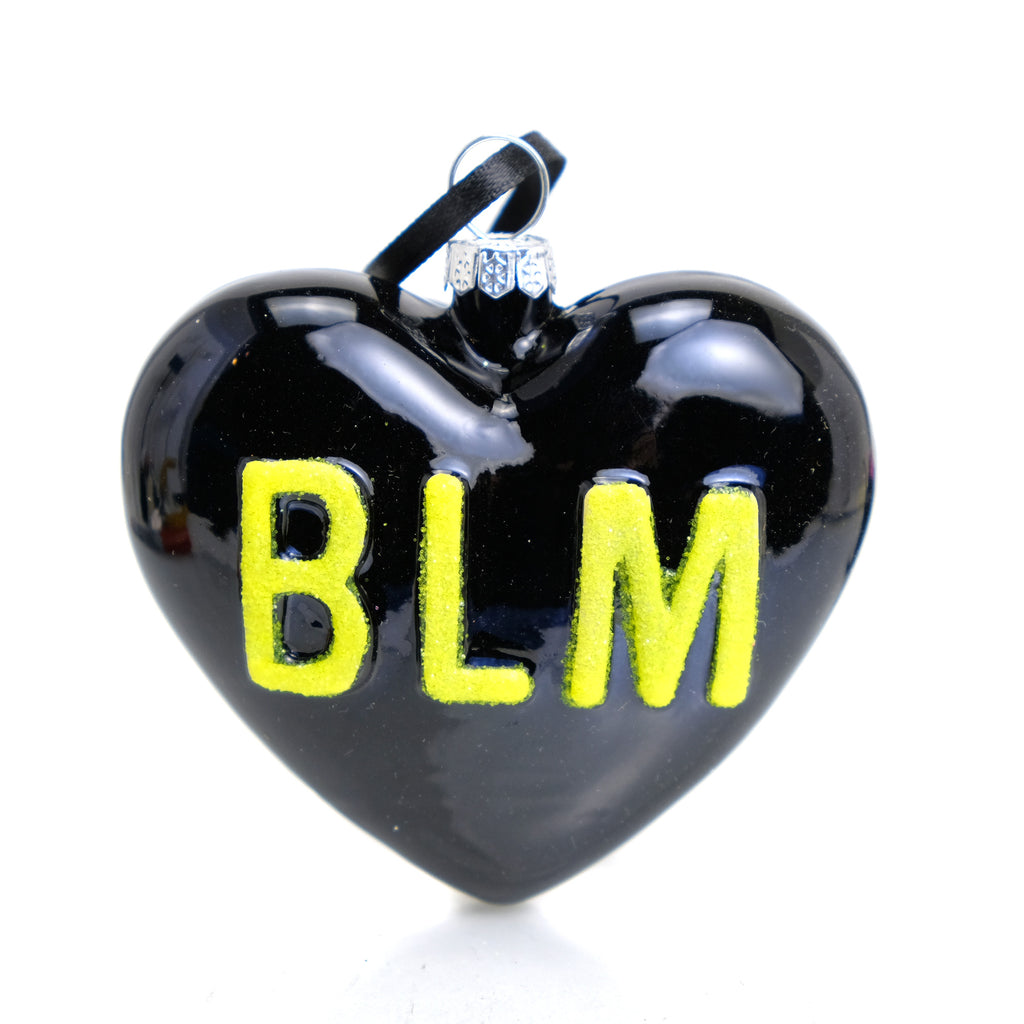 BLM Heart Ornament