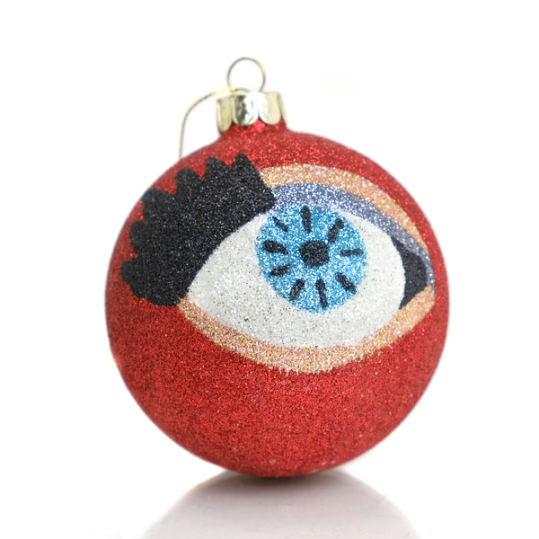Glitter Eye Ornament