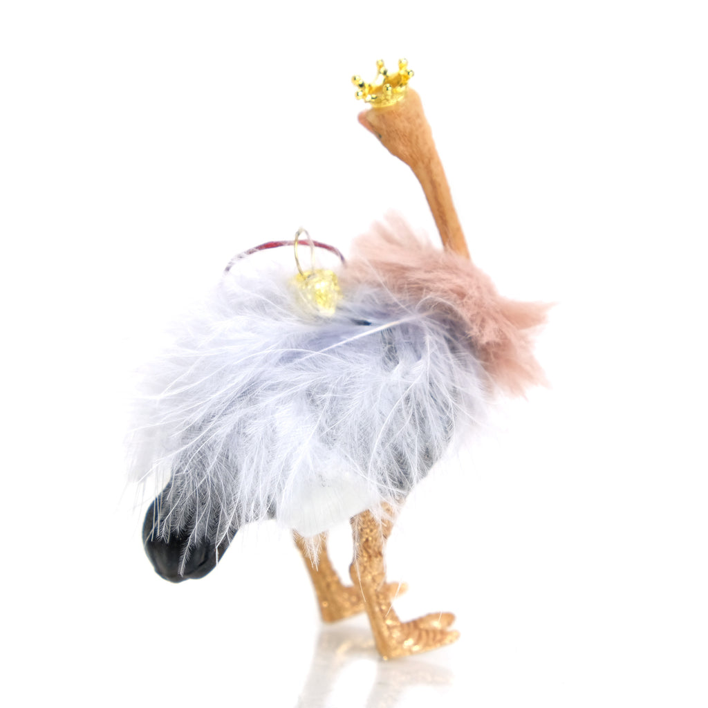 Crowned Ostrich Ornament