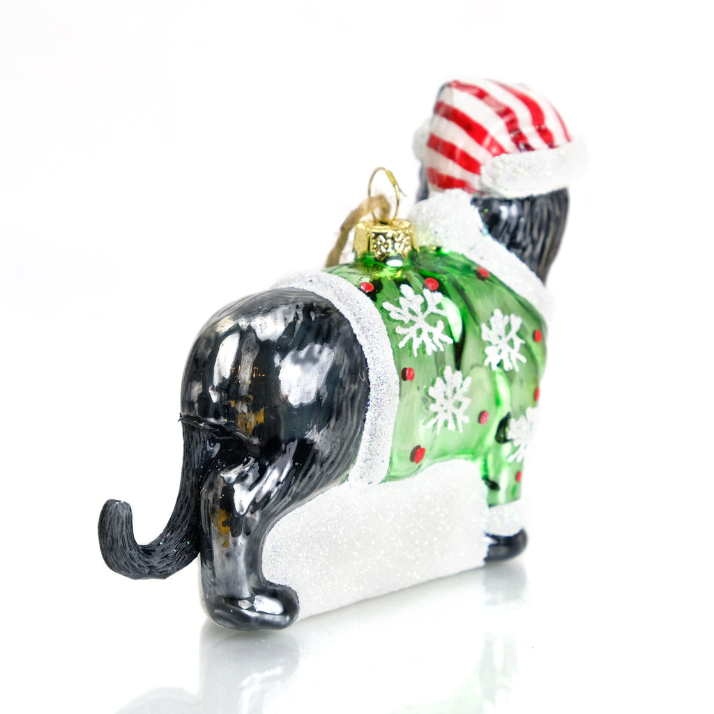 Festive Kitty Ornament #4