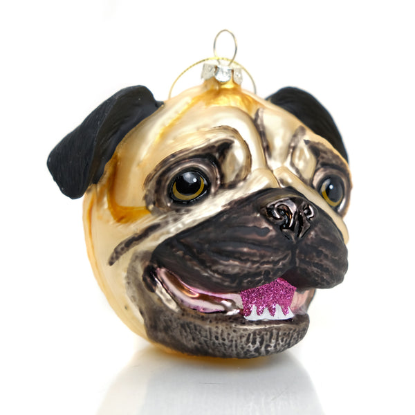 Handsome Pug Ornament