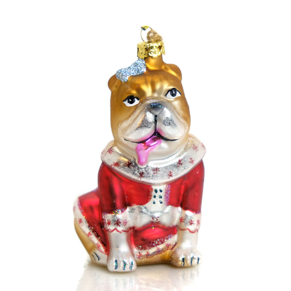 Bulldog Pup Ornament