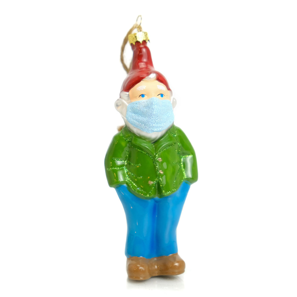 Social Distancing Gnome Ornament