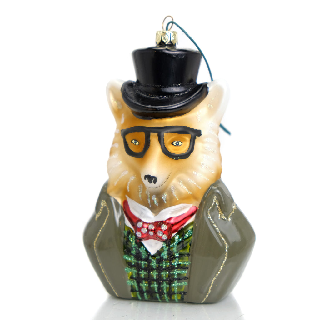Fox Gentleman Dandy Ornament