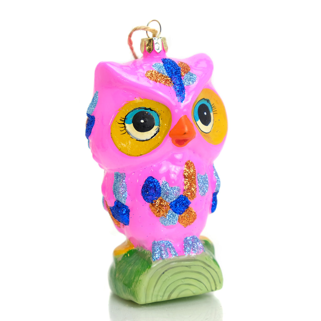 Retro Owl Ornament