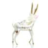 White Jeweled Stag Ornament