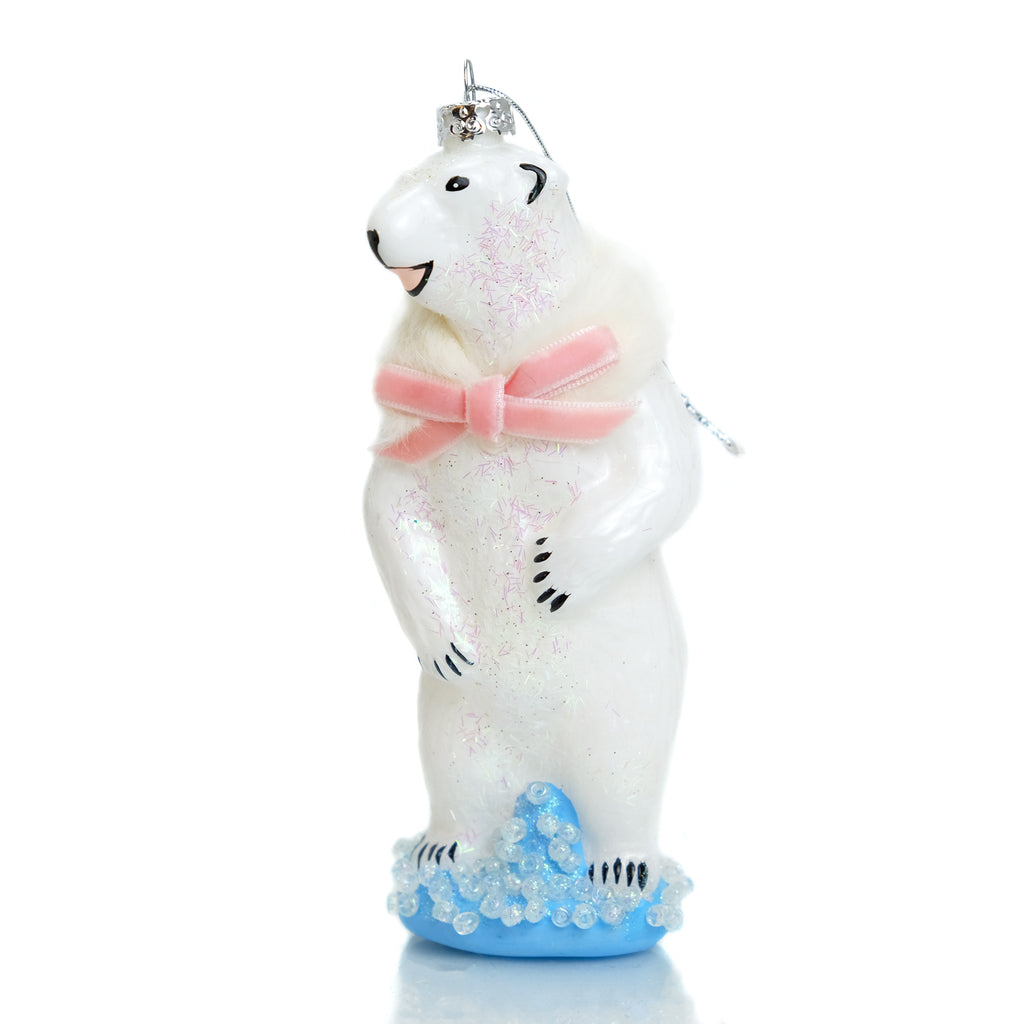 Happy Polar Bear Ornament