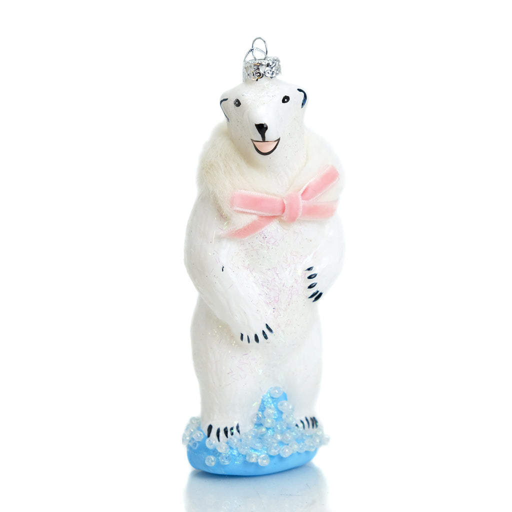 Happy Polar Bear Ornament