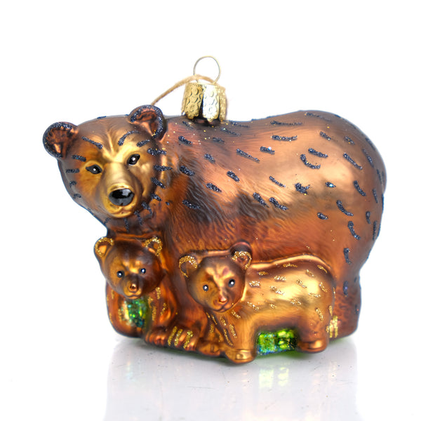 Bears with Cubs Ornament