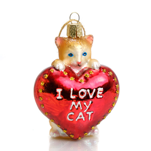 I love My Cat Ornament